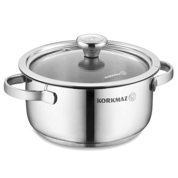 

Кастрюля с крышкой Korkmaz Minika 0,75 л A1398