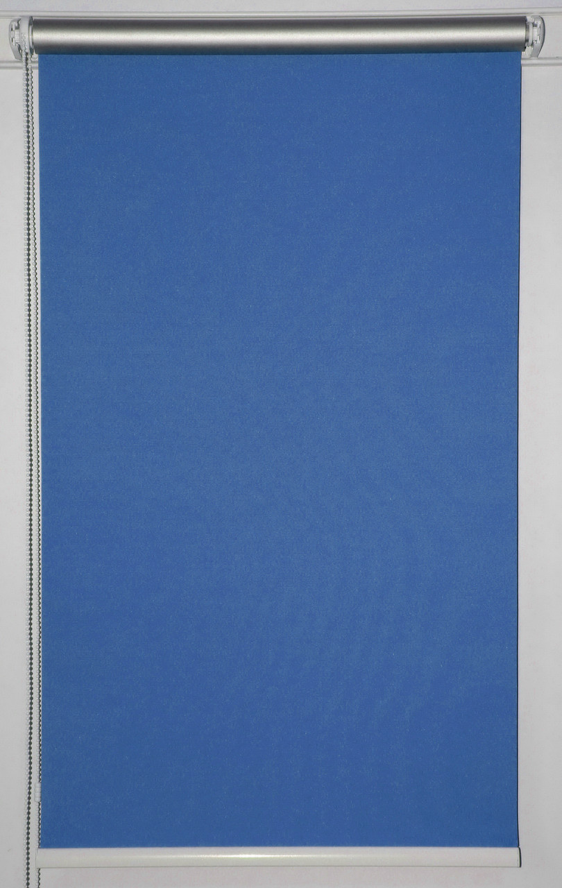 

Рулонная штора Miranda Сильвер термоблэкаут 85*150 см Синий Н-304