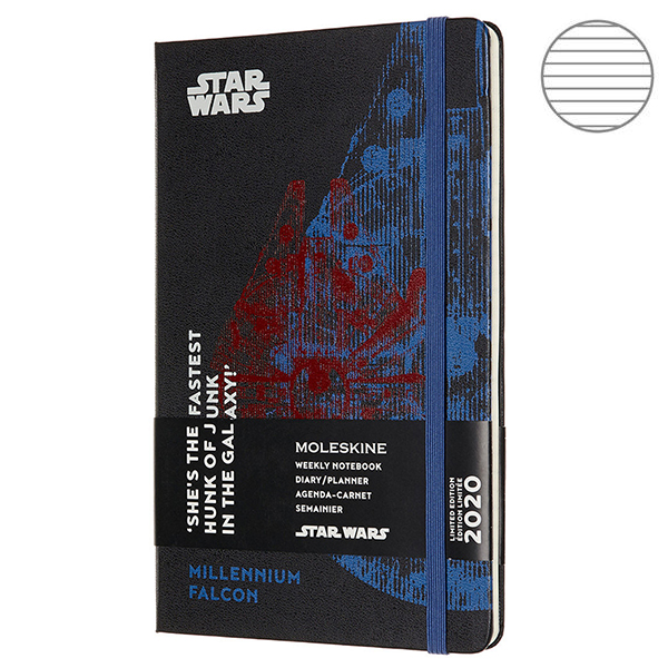 

Записник Moleskine Star Wars середній / Лінійка Falcon (8053853603746)