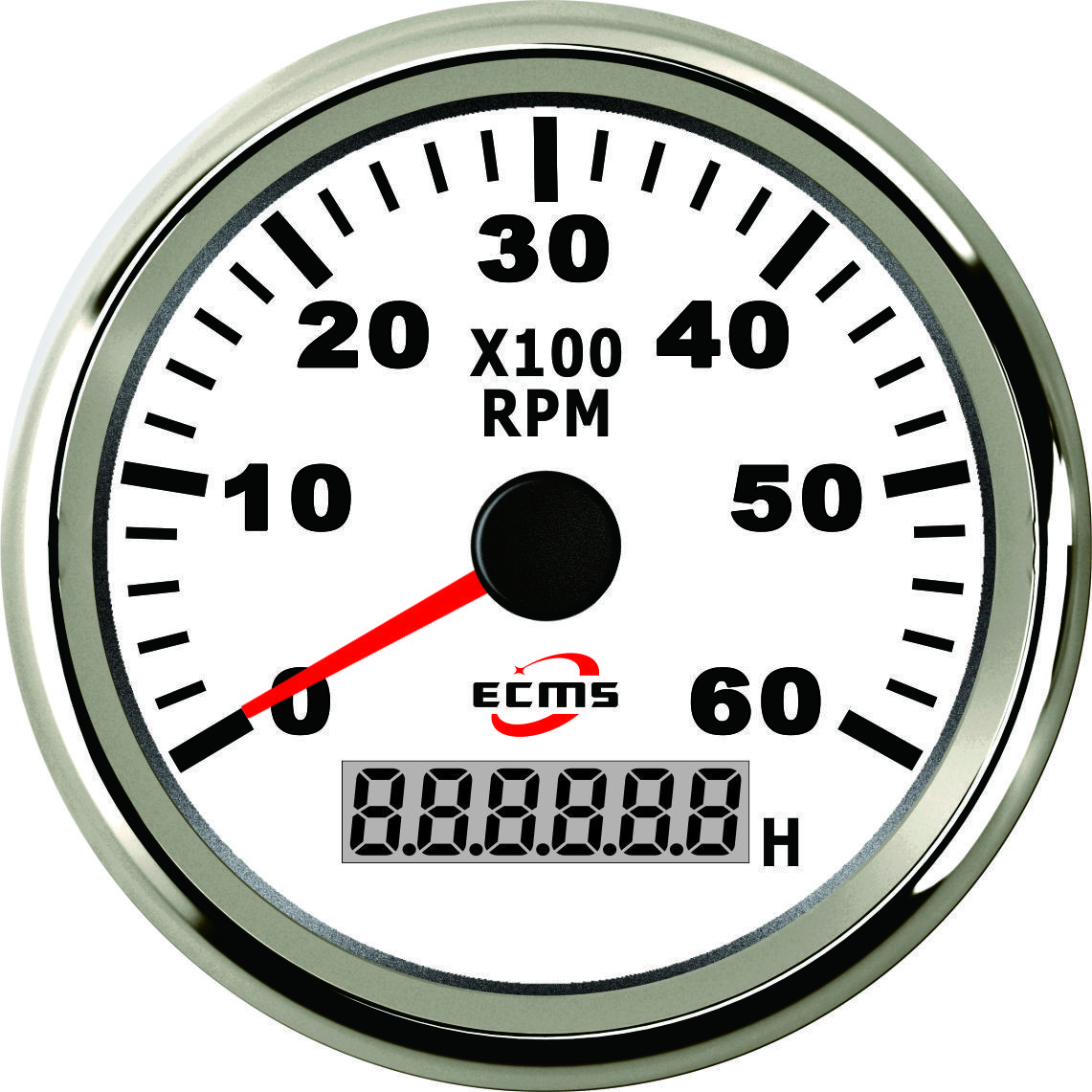

Лодочный Тахометр со счетчиком моточасов Ecms 900-00011