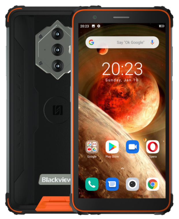 

Blackview BV6600 4/64 Gb orange IP68, 5.7", Helio A25, 3G, 4G, NFC