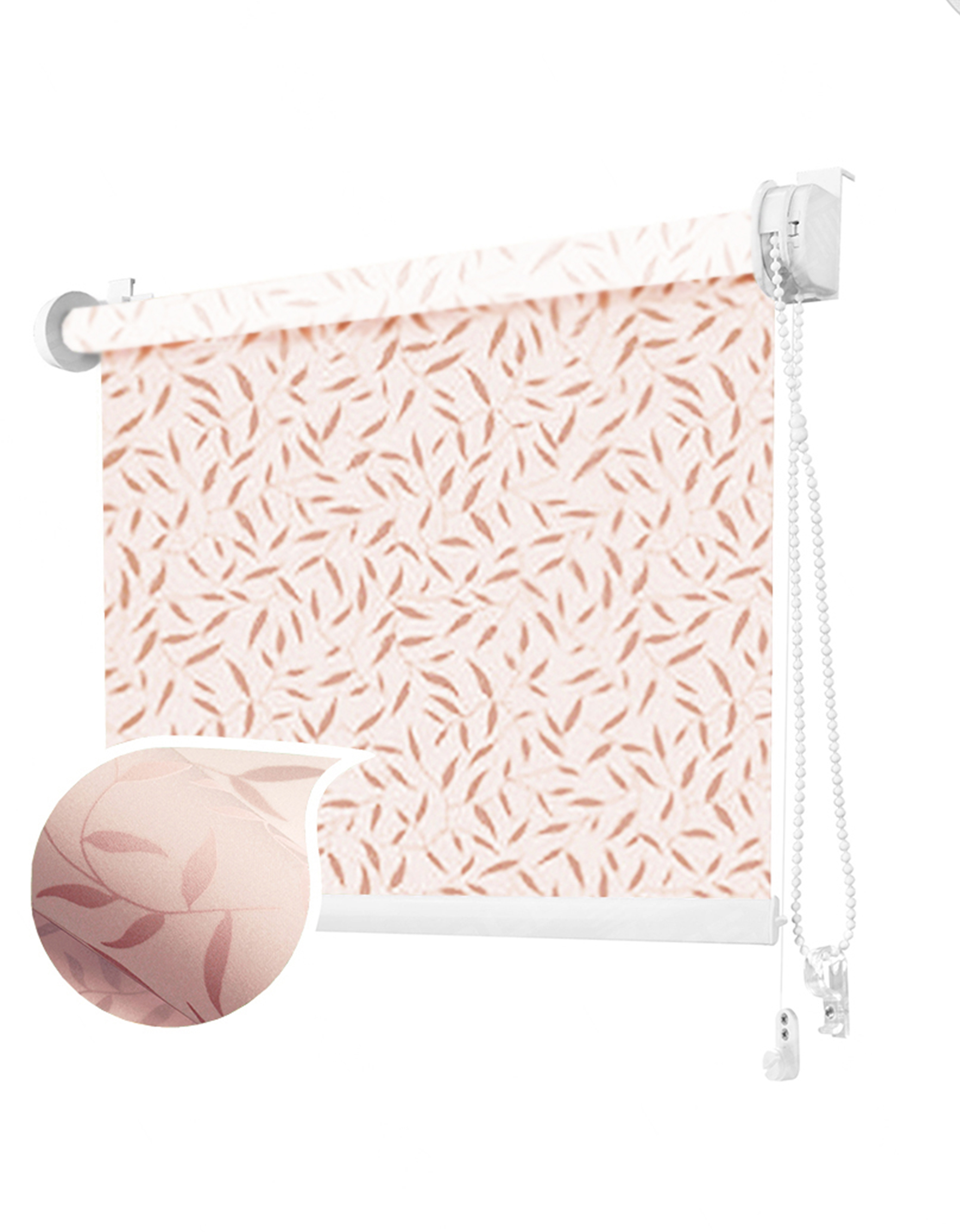 

Ролета тканевая ROLLOTEX Batik Mini 96х150 см Pink