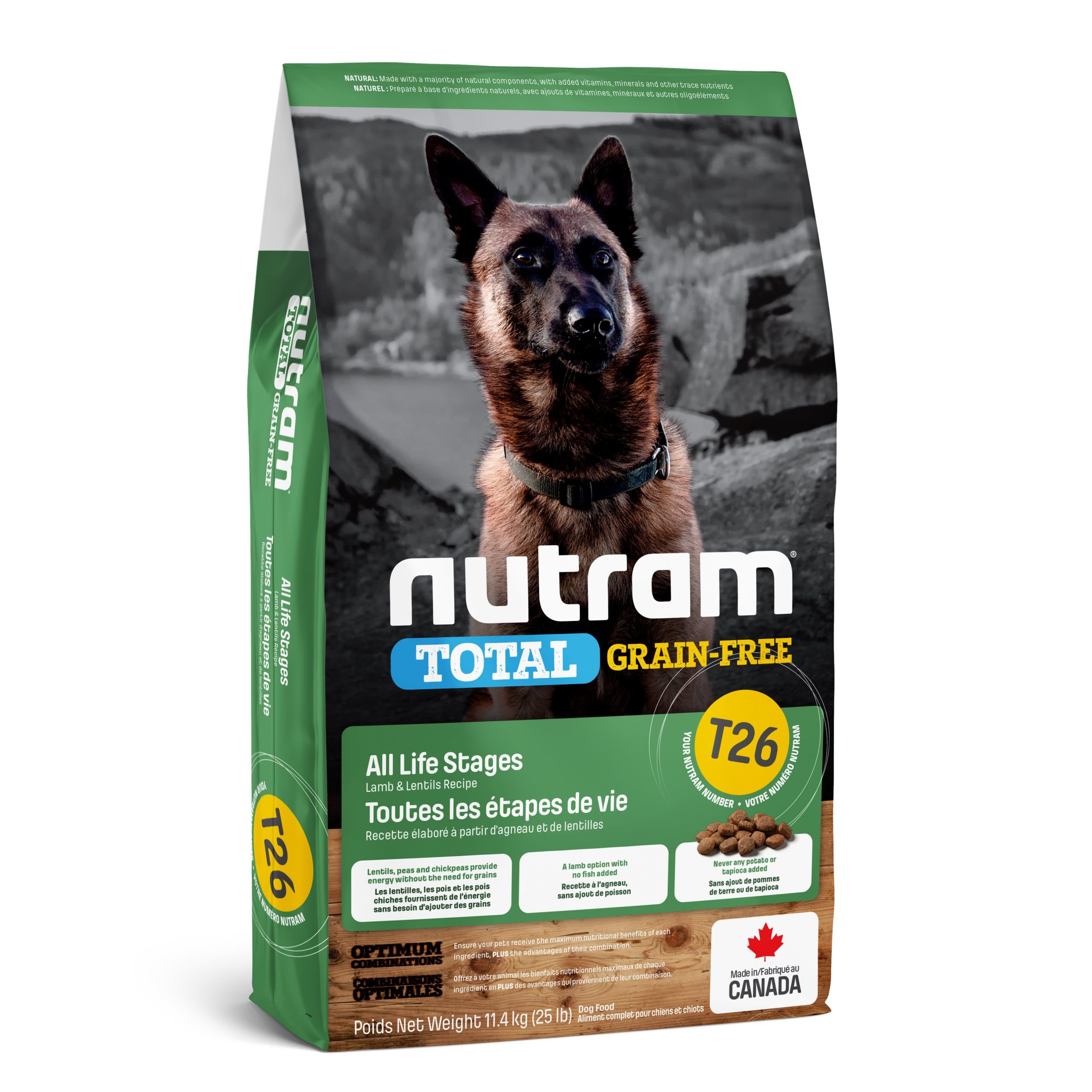 

Сухой корм для собак с мясом ягненка Total GF Lamb & Lentils Dog 20 кг NUTRAM BGL-NU-95