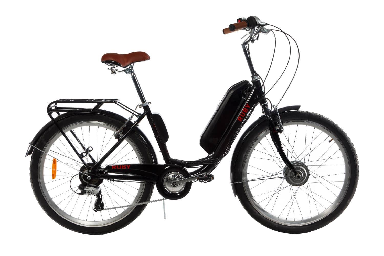 

Электровелосипед женский Dorozhnik RUBY 36V 14AH 350W передний привод черный (RUBYPPB)