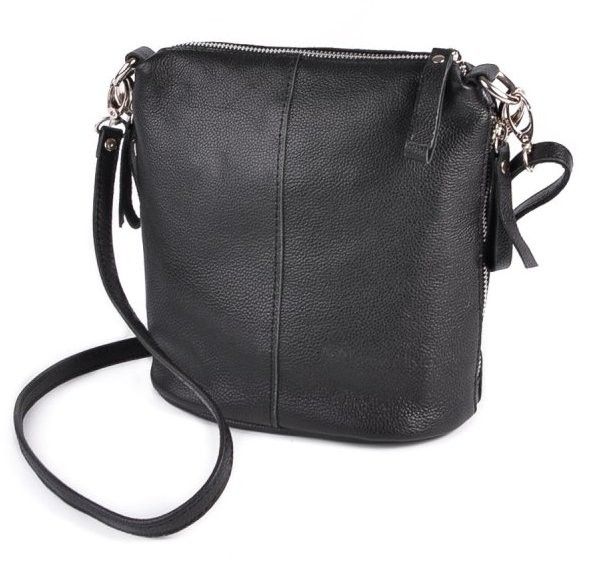 

Женская кожаная сумка Камелия М246 black