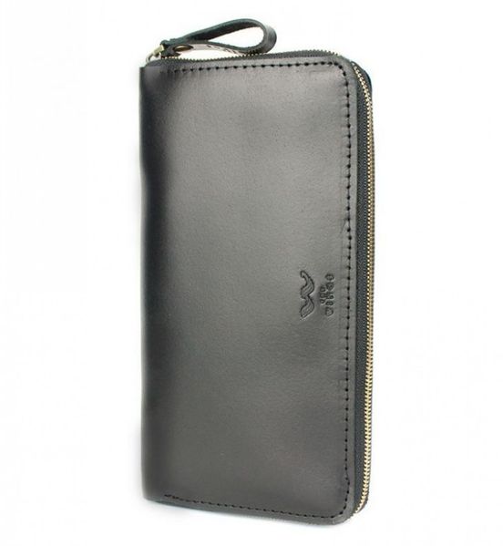 

Портмоне из натуральной кожи The Wings Keeper zip черный TW-KEEPER-ZIP-2-BLACK-KSR