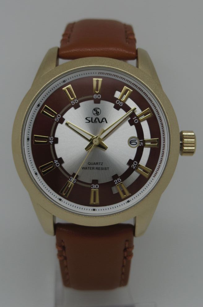 

Наручные часы Slava SL10124GBRBr