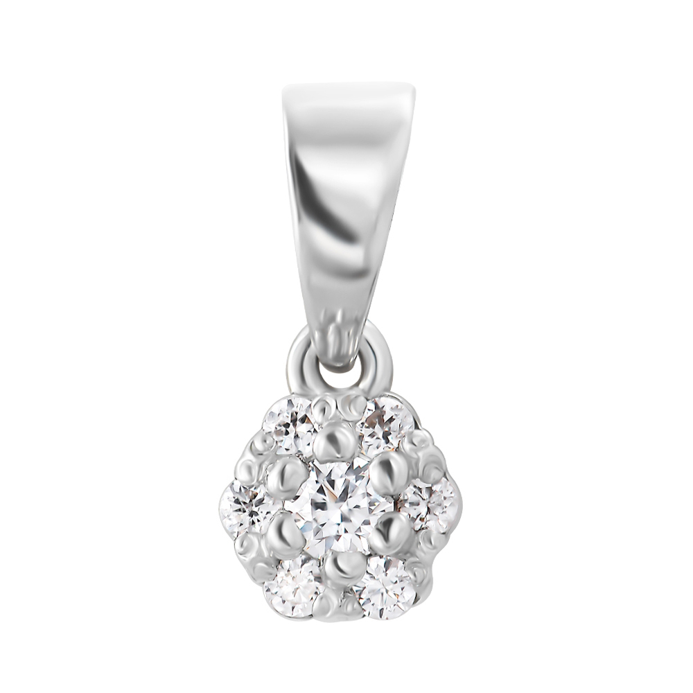 

Серебряная подвеска с кристаллами Swarovski 000132676