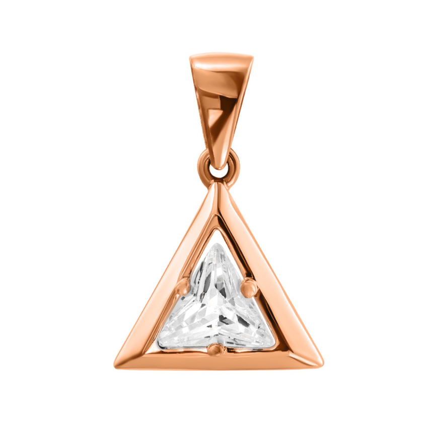 

Подвеска из красного золота с кристаллом Swarovski 000136297