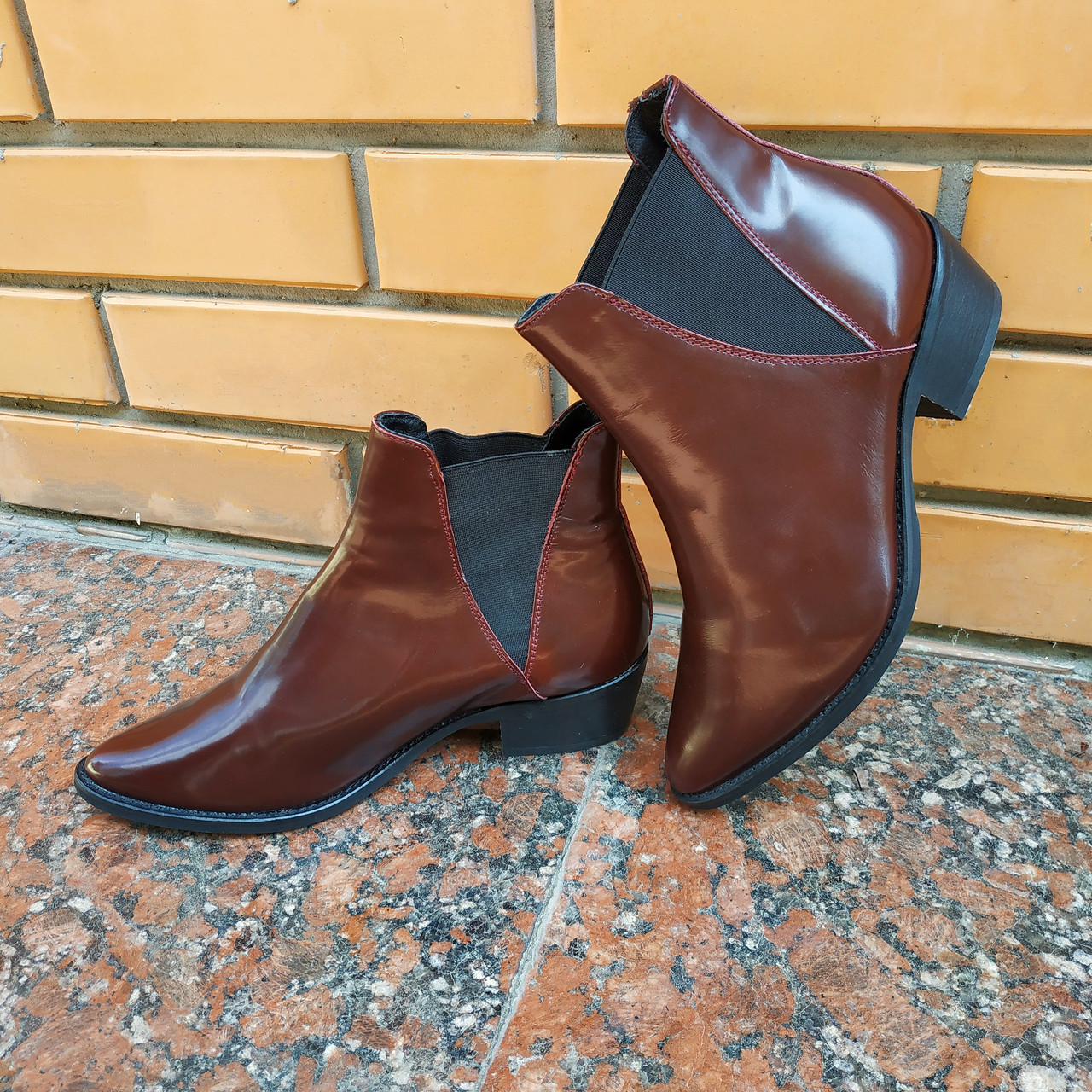 

Ботинки челси женские бордо Steve Madden, 37