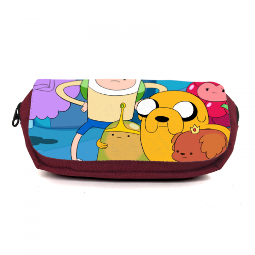 

Школьный пенал Время приключений органайзер универсальный (Adventure time-003-0-red) красный