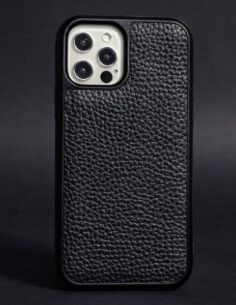 

Кожаный чехол LIMITED Classic Skin для Apple iPhone 12 / iPhone 12 Pro - Black