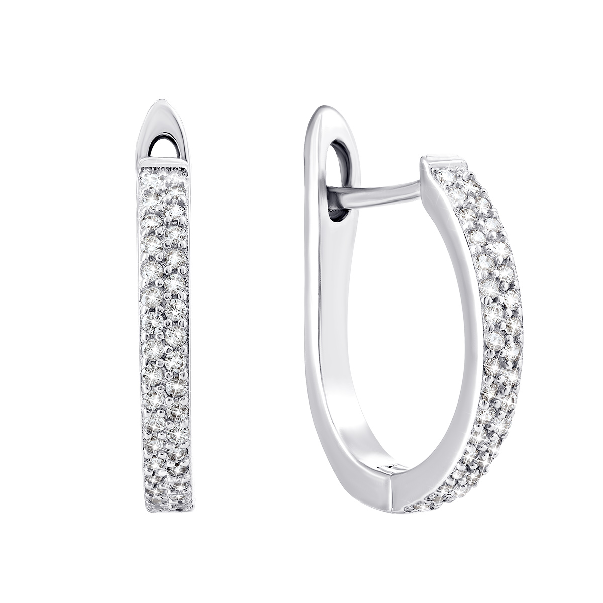 

Серебряные серьги с фианитами 1EA98751