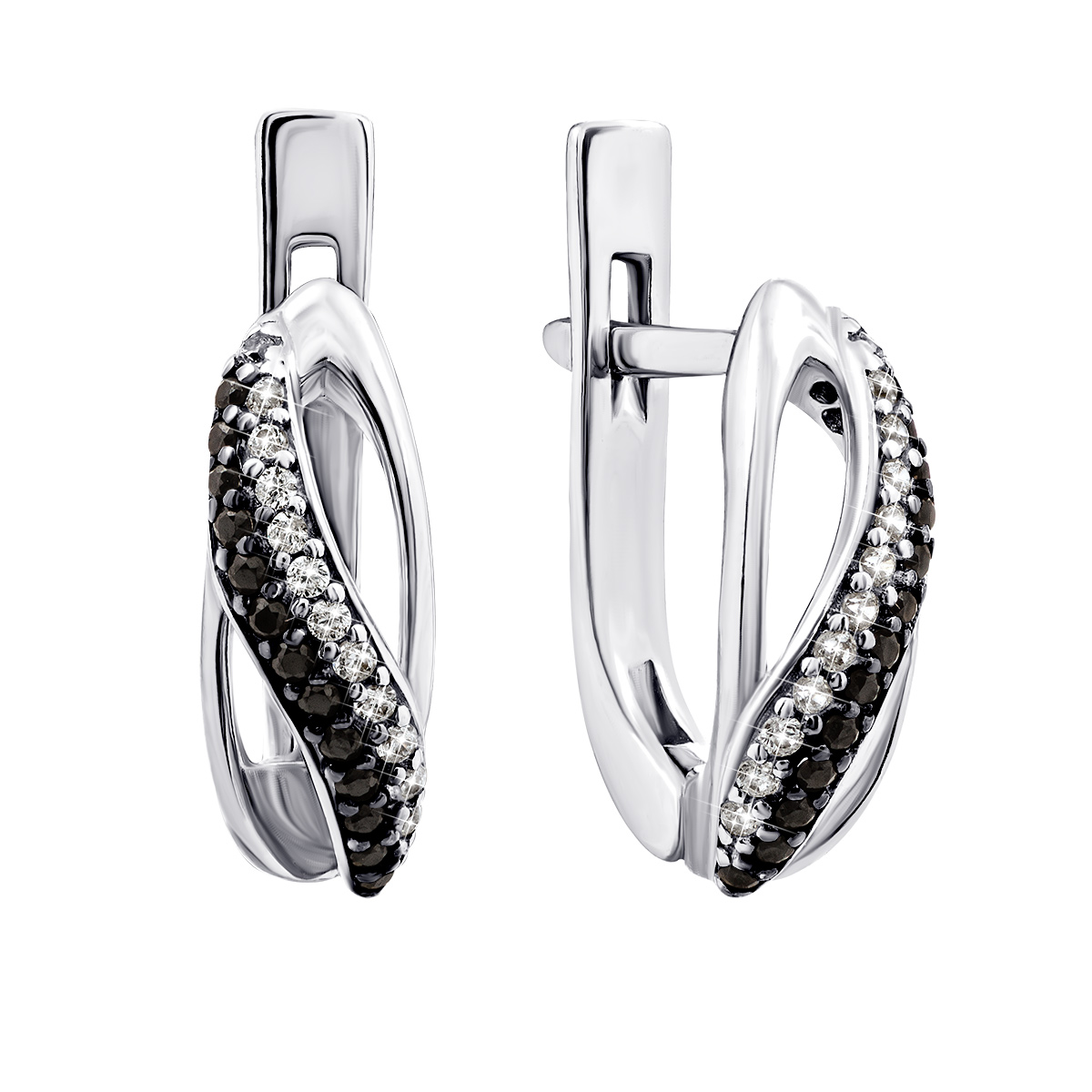 

Серебряные серьги с фианитами 2776/9р-CZ