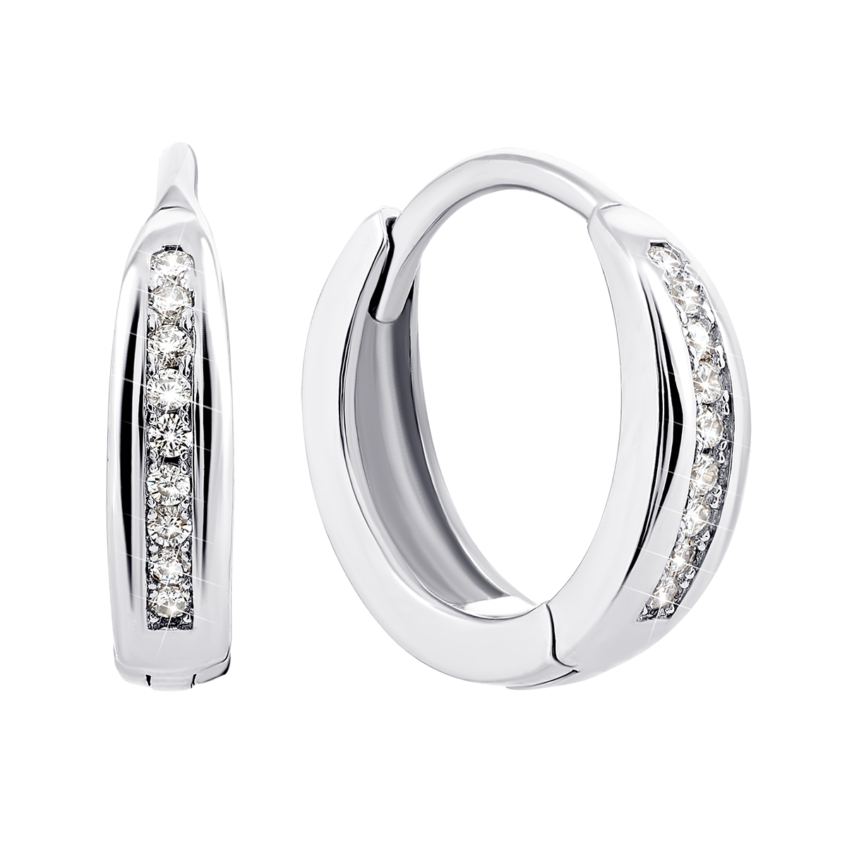 

Серебряные серьги-конго с фианитами 1EA80659