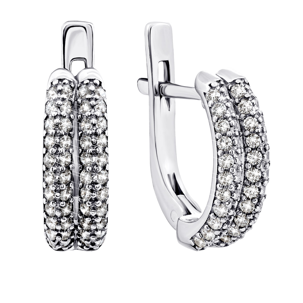 

Серебряные серьги с фианитами 2569/9р-CZ