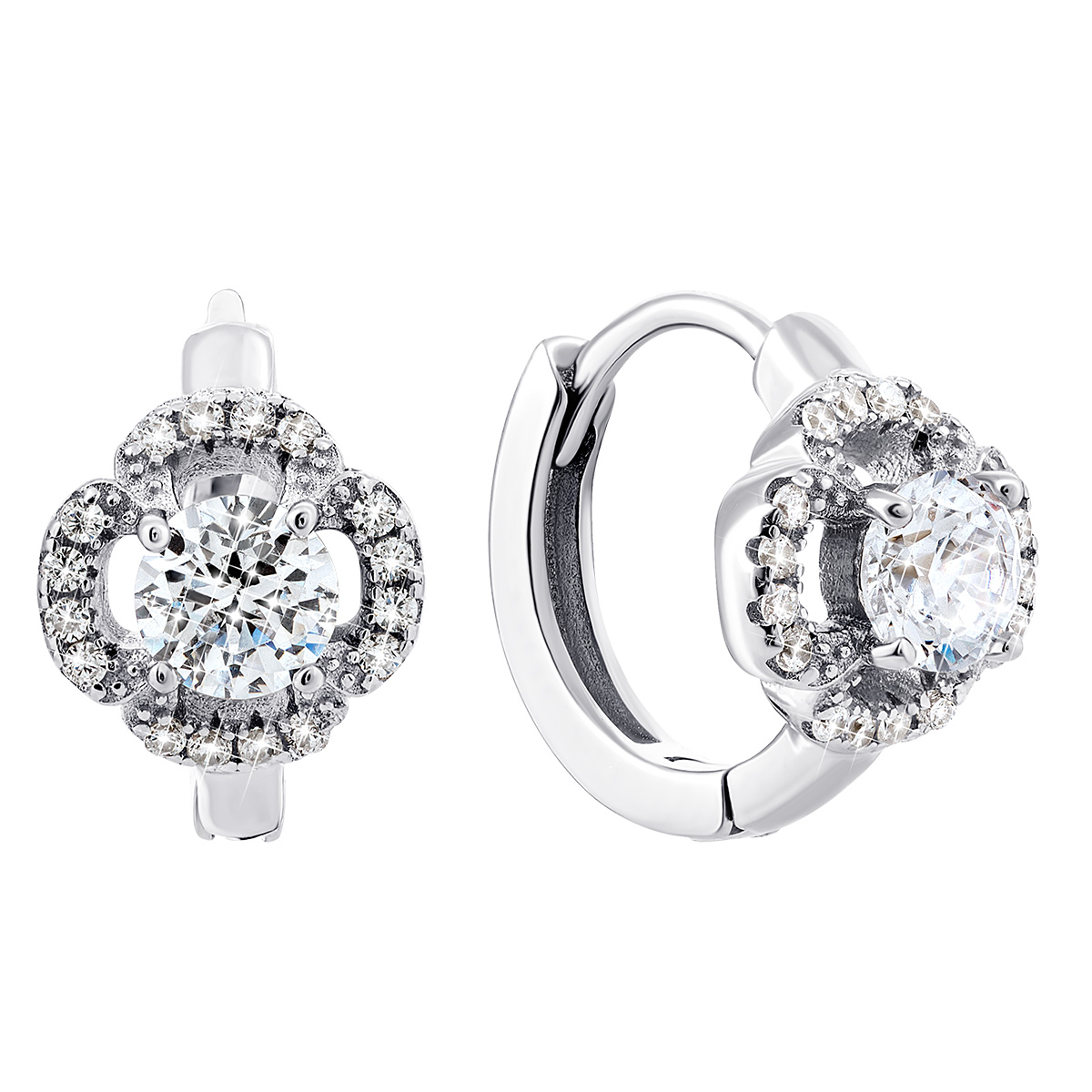 

Серебряные серьги с фианитами TE168716