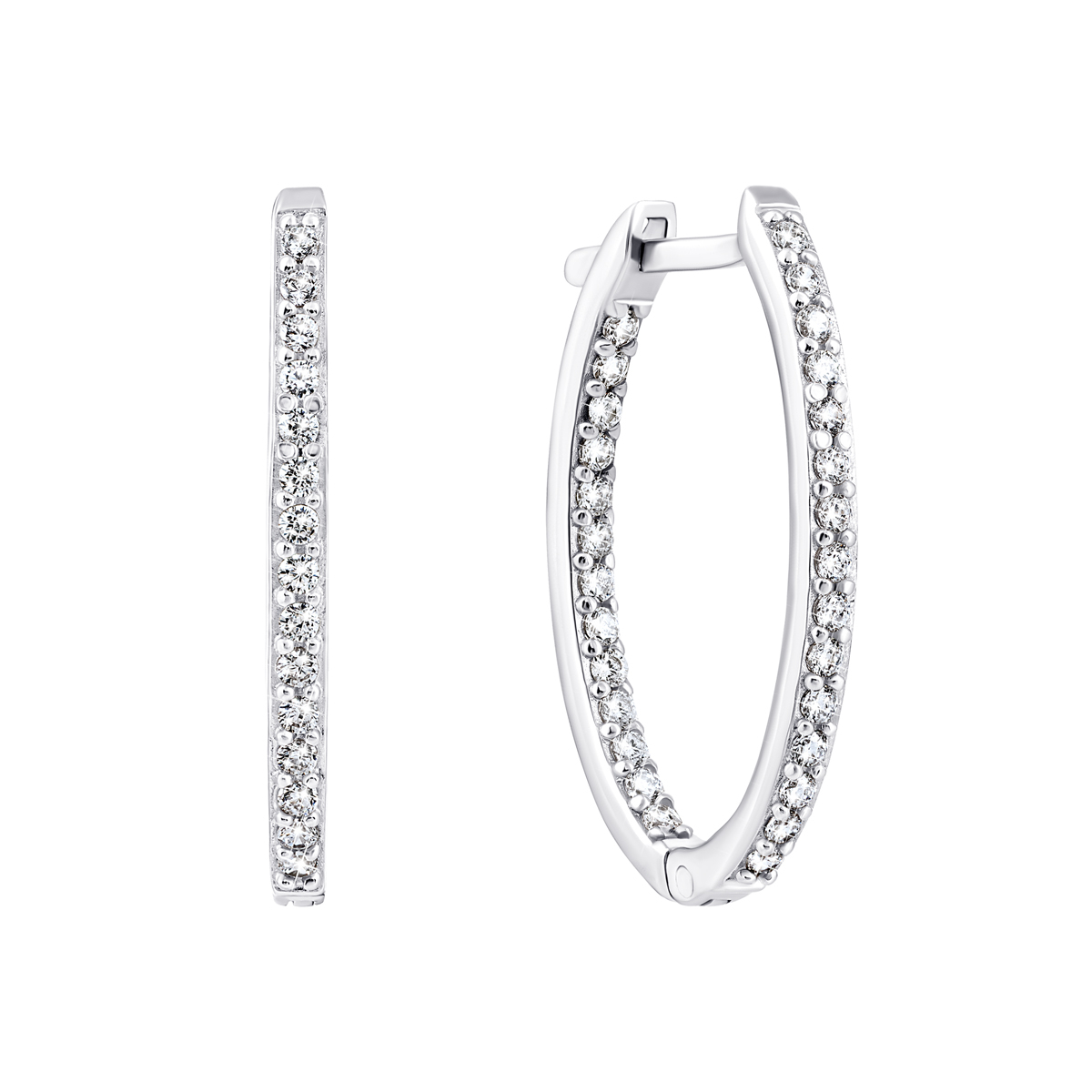 

Серебряные серьги с фианитами 2267/1р-CZ