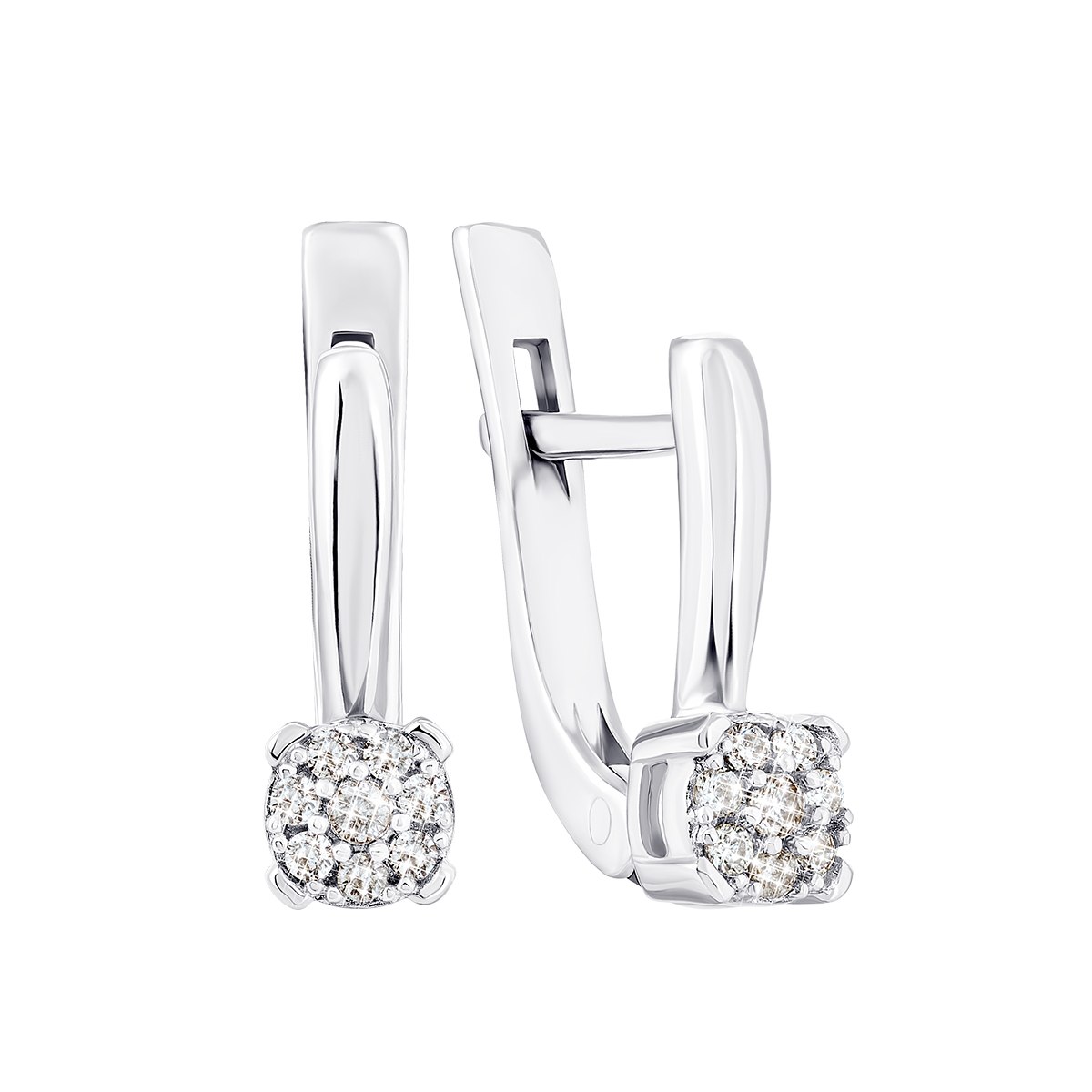 

Серебряные серьги с фианитами 2260/1р-CZ