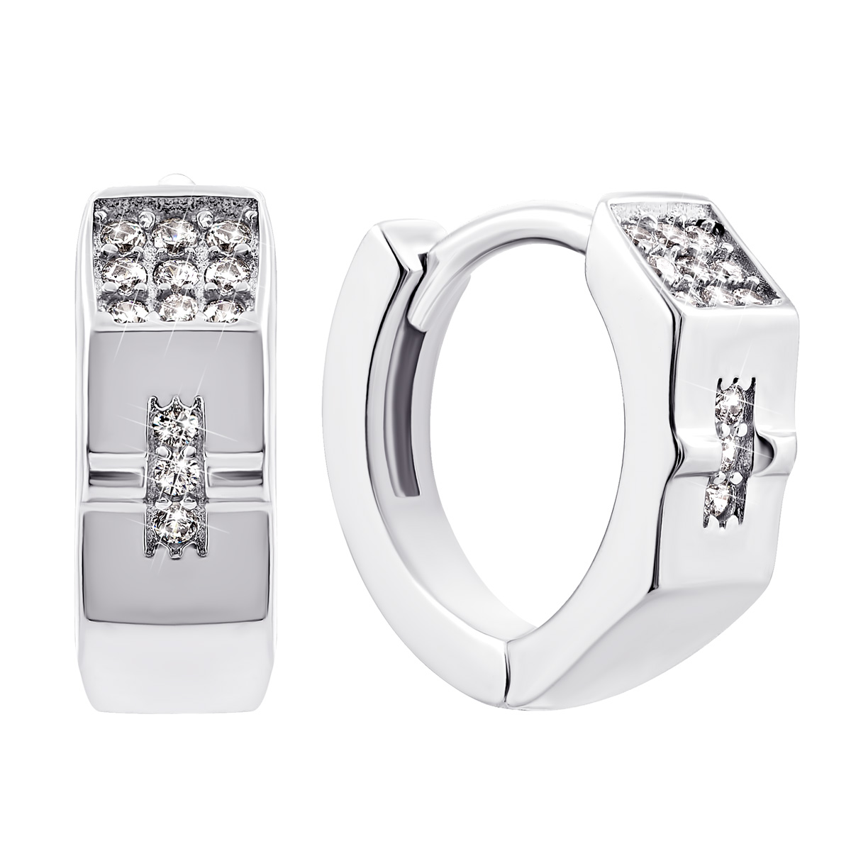 

Серебряные серьги с фианитами 7EA92492