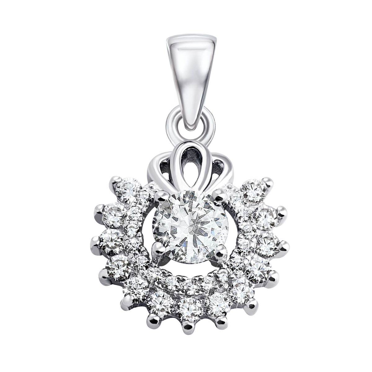 

Серебряная подвеска с фианитами 1SE61312-P