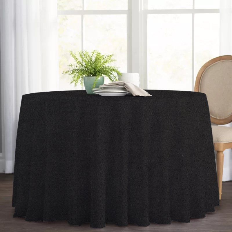 

Круглая cкатерть Time Textile Kanzas Blackie Черный TT130363 Ø280