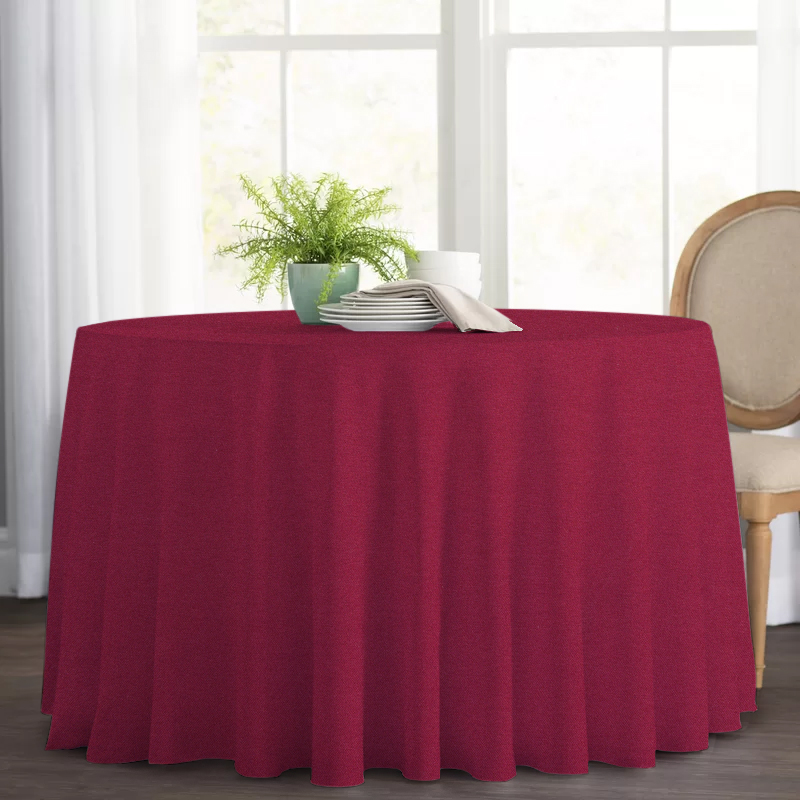 

Круглая cкатерть Time Textile Kanzas Wine Бордовый TT129325 Ø200
