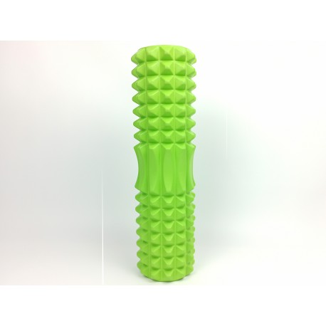 

Ролик массажный с выемкой 45 см FitMagic Special Spike для спины мышц тела салатовый