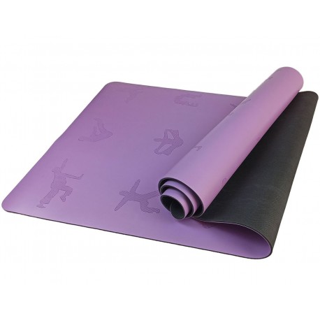 

Коврик каучуковый FitMagic Asana Mat для йоги и фитнеса нескользящий для гимнастики синий