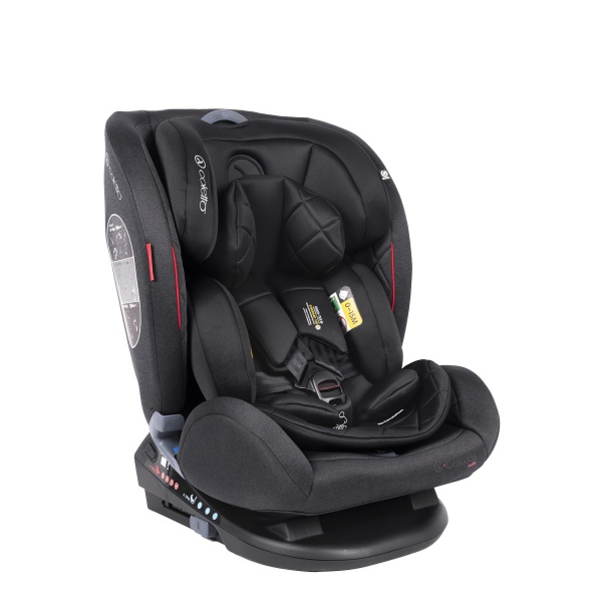 

Автокресло Coletto Cascade группа 0+/1/2/3 (0-36 кг) с системой Isofix + ремень Top Therher Черный