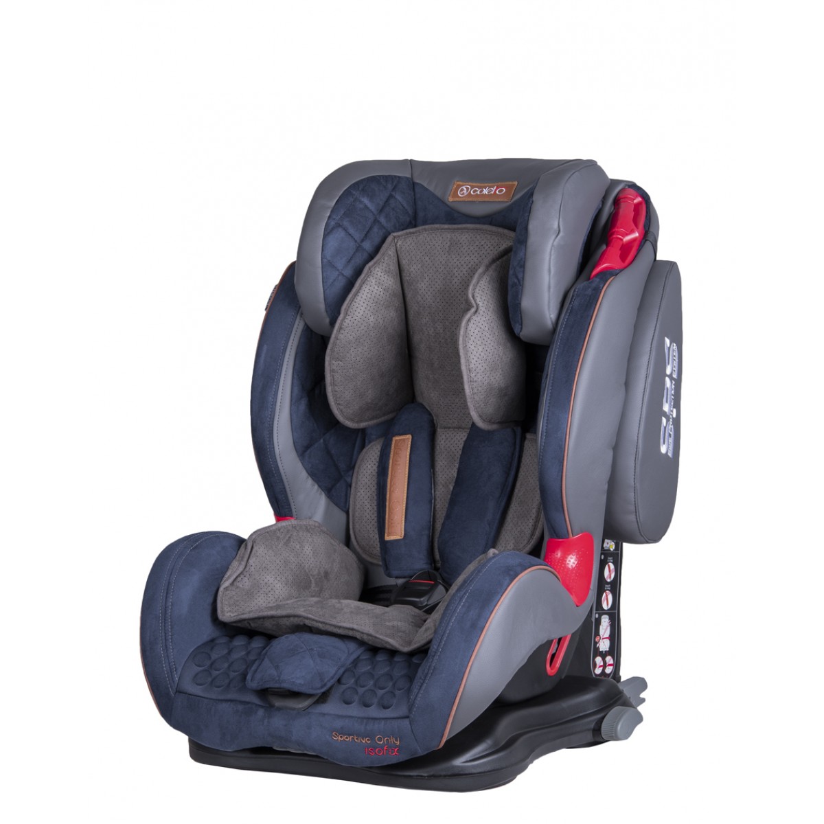 

Автокресло Coletto Sportivo Only группа 1-2-3 (9-36 кг) с системой Isofix и SPS + 7 позиций регулировки подголовника Синий
