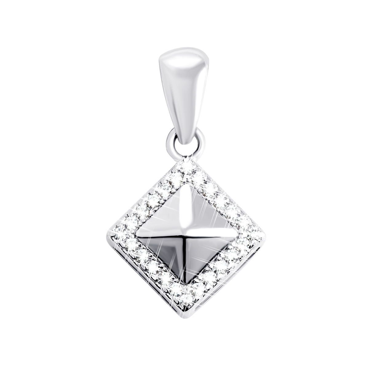 

Серебряная подвеска с фианитами TP1695
