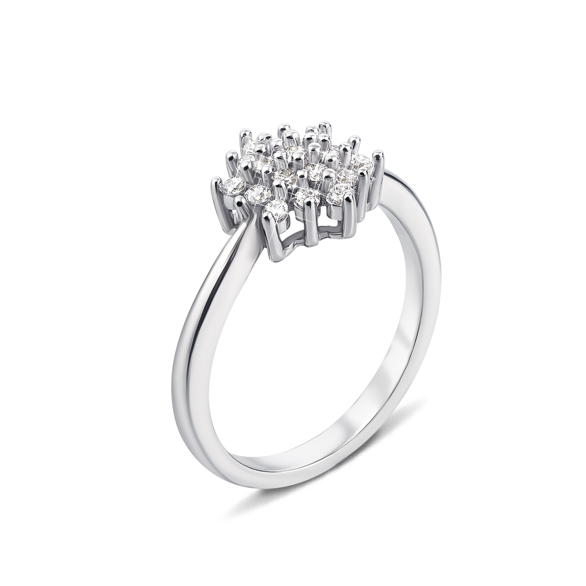 

Серебряное кольцо с фианитами 16.5 размер 1RI50427-R