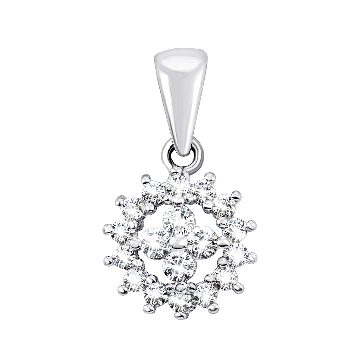 

Серебряная подвеска с фианитами TP056805