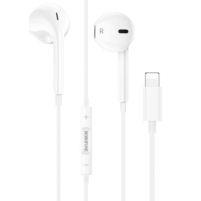 

Наушники BOROFONE BM56 Lightning with mic BT 5.0 white