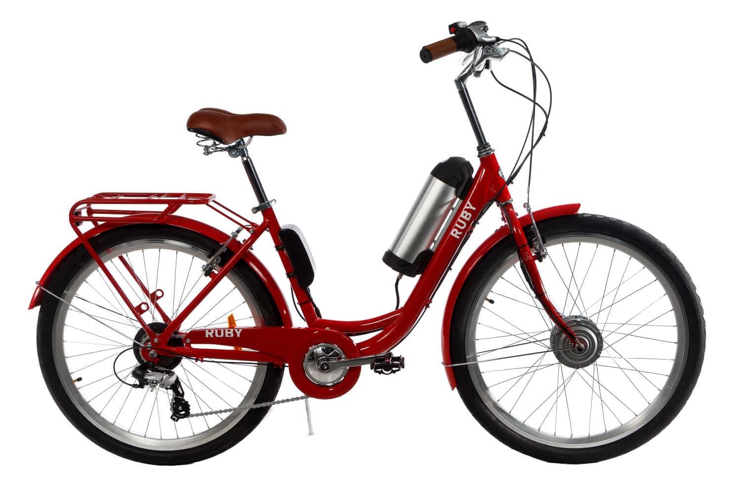 

Электровелосипед женский Dorozhnik RUBY 36V 10AH 350W передний привод красный (RUBRED)