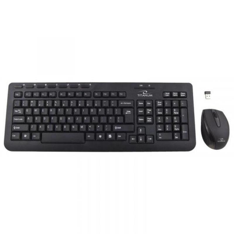 

Комплект (клавиатура, мышь) беспроводной Esperanza Titanum Orlando TK104UA Black USB