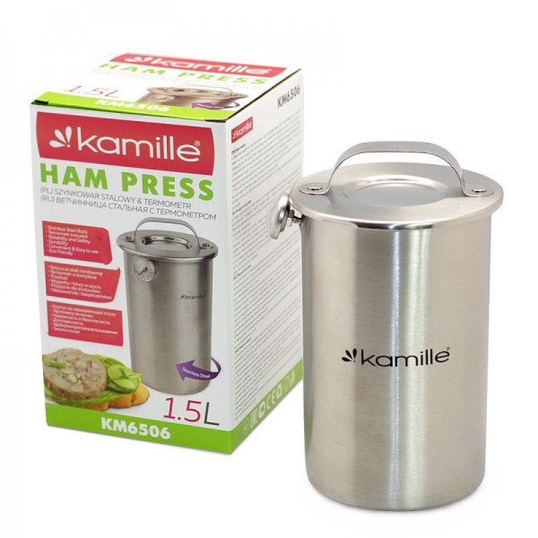 

Ветчинница Kamille KM6506 с термометром из алюминия 1.5 л