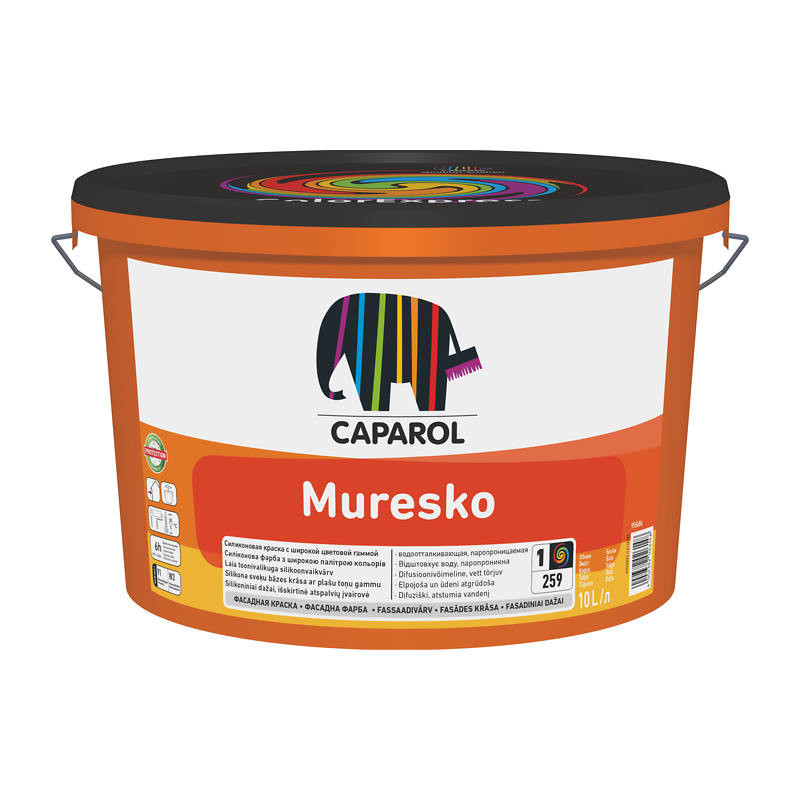 

Фасадная краска Caparol Muresko 10 л Белая