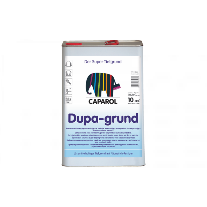 

Грунтовка Caparol Dupa-grund 5 л Прозрачная