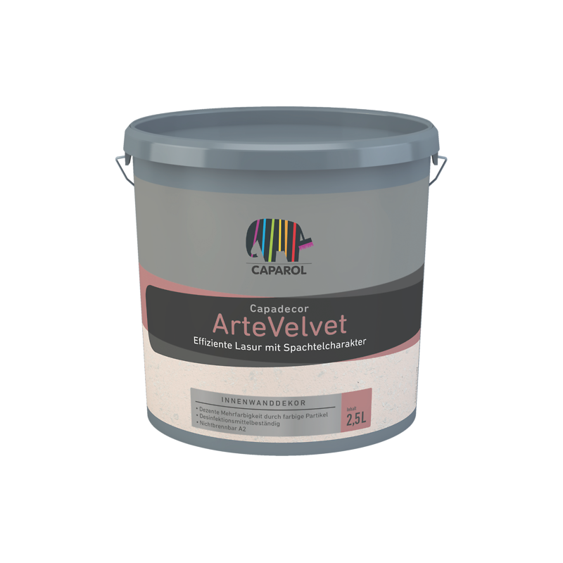 

Дисперсионная лазурь Caparol Capadecor Arte Velvet 2,5л Прозрачная со светлыми частицами