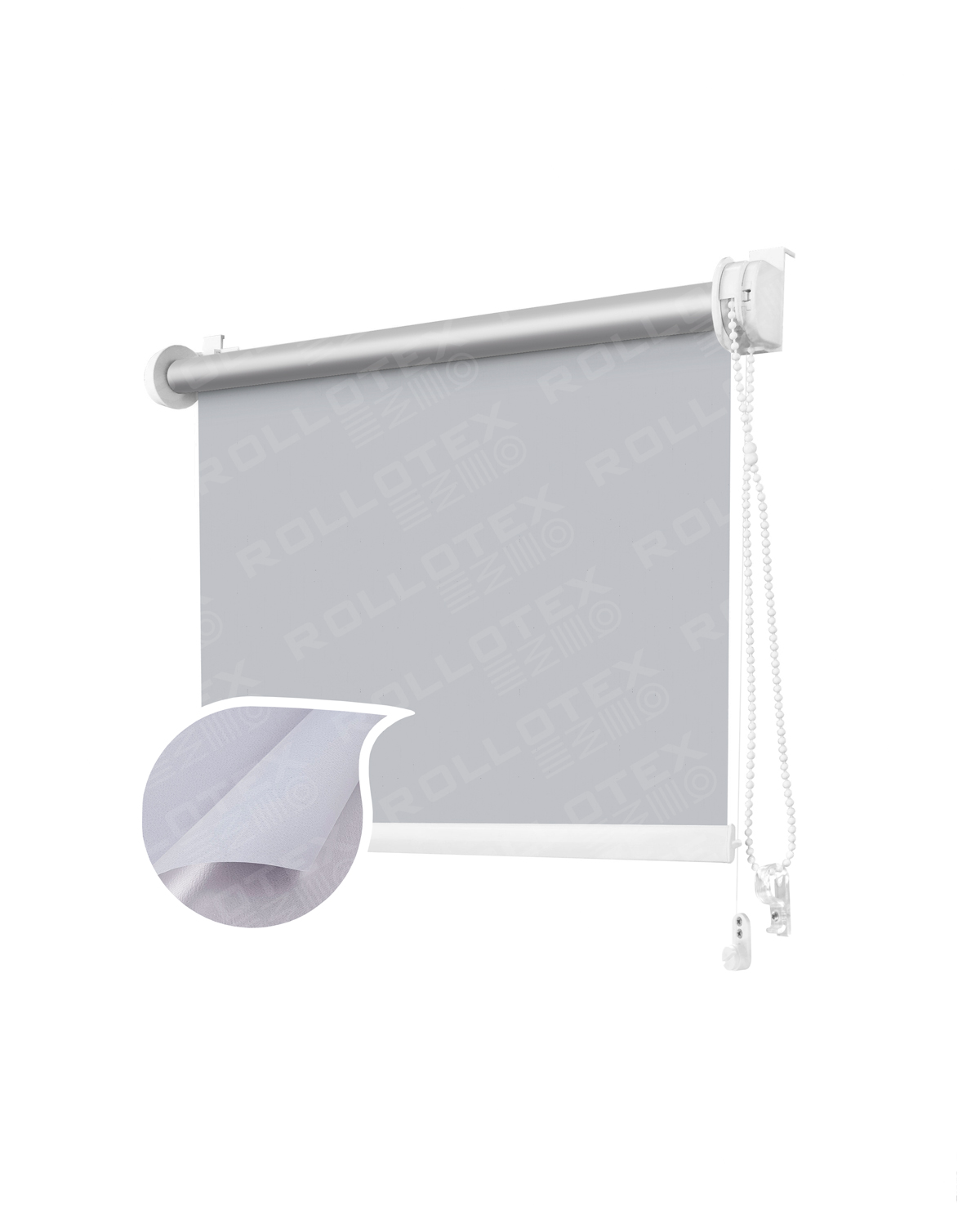 

Ролета тканевая ROLLOTEX Termo B.O. Mini 45х150 см 054 Silver