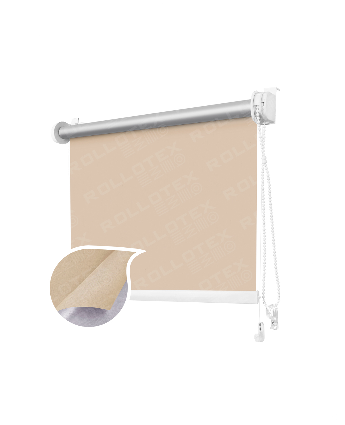 

Ролета тканевая ROLLOTEX Termo B.O. Mini 39х150 см 025 Beige