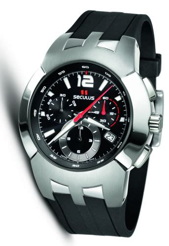 

Мужские наручные часы Seculus 4489.2.503 black, ss, silicon black