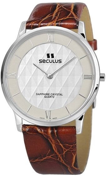 

Мужские наручные часы Seculus 4455.1.106 white, honey