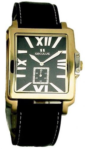 

Мужские наручные часы Seculus 4492.1.1069 black-gilt, pvd, black leather