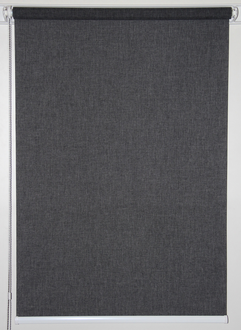 

Рулонная штора Miranda Джинс 115*150 см Чёрный Н-738