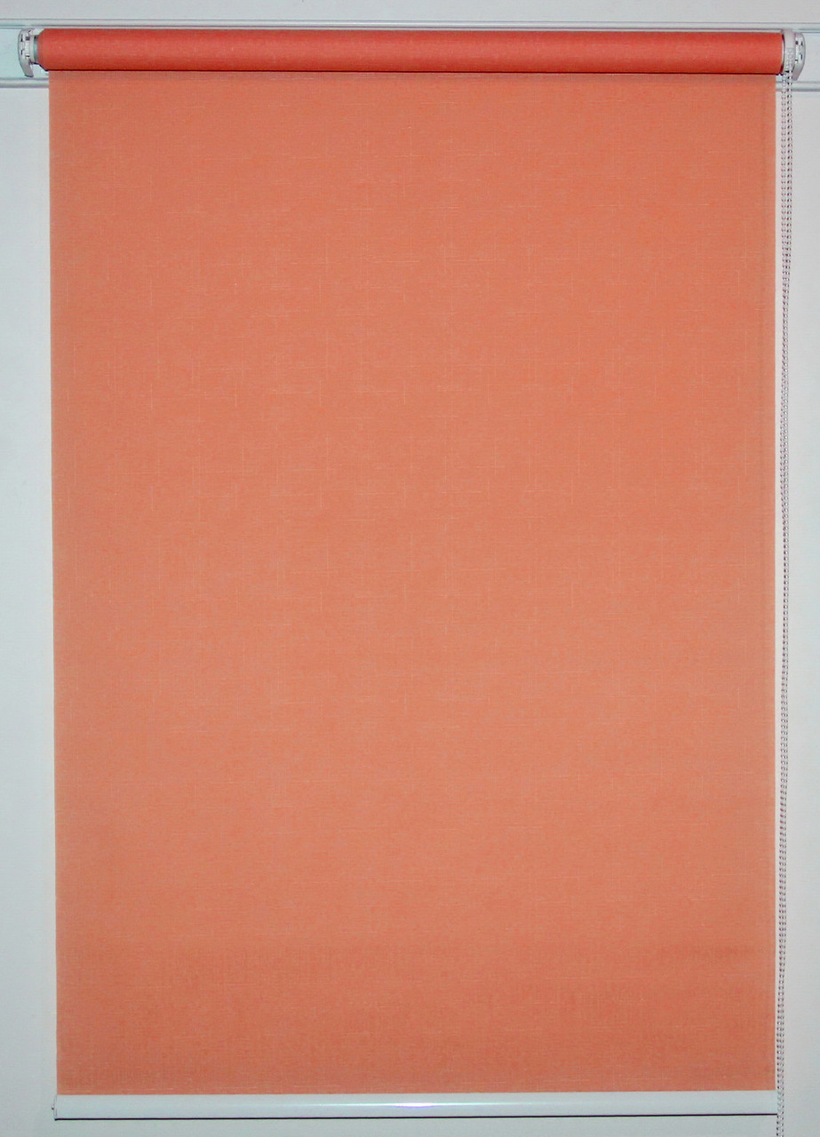 

Рулонная штора Miranda Лён 125*150 см Красно-оранжевый МБ-860