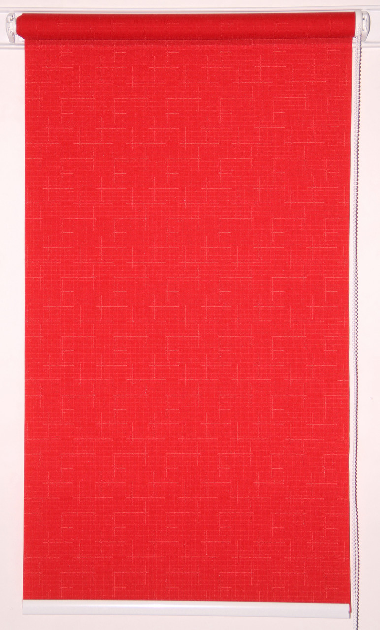 

Рулонная штора Miranda Лён 125*150 см Красный МБ-610