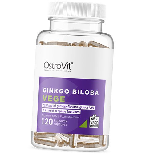 

Гинкго Билоба, Ginkgo Biloba VEGE, Ostrovit 120капс (71250020)